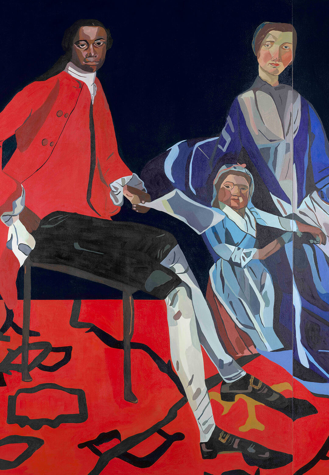 An Eighteenth-Century Family’, 2022, Joy Labinjo |Fitzwilliam Museum|STIRworld