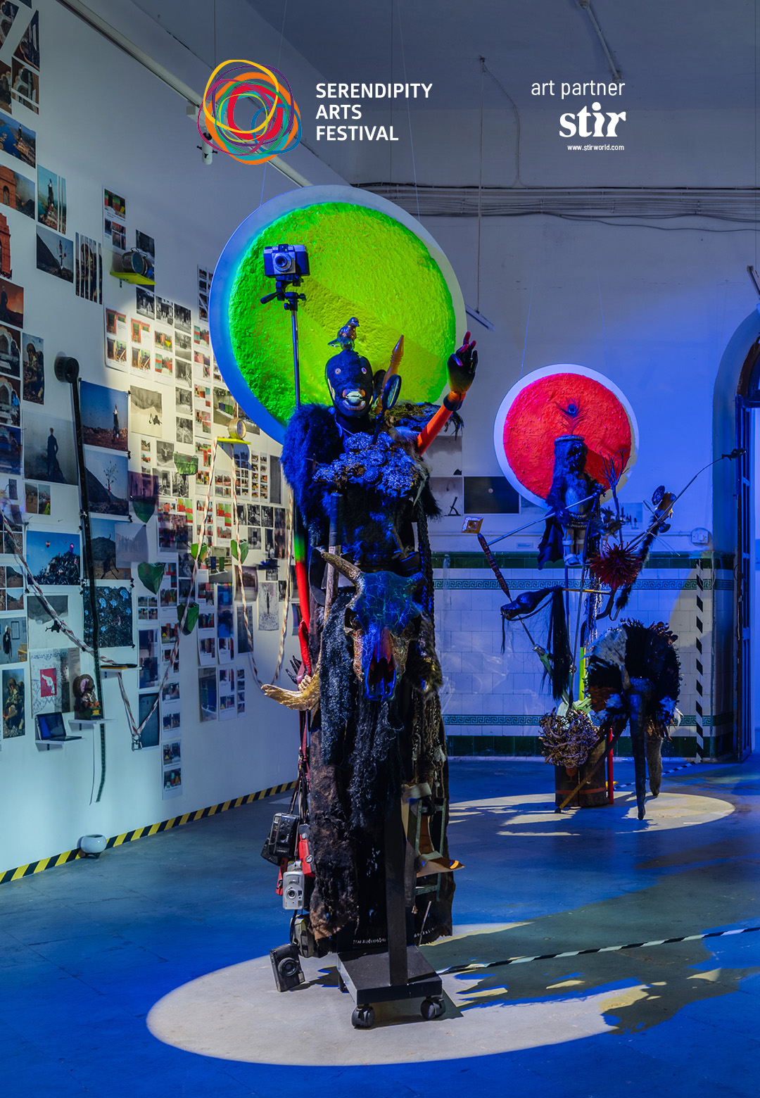 Installation view of Turning: On Field and Work, 2023, curated by Vidya Shivadas, Serendipity Arts Festival | STIRworld
