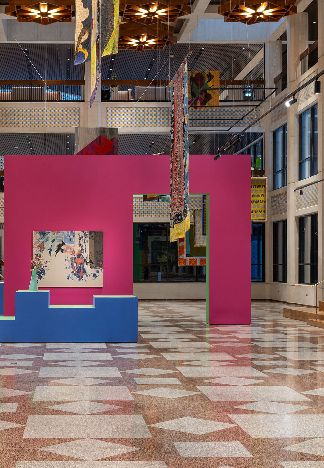 Installation view of &lsquo;Skin of Dreams&rsquo;, Shezad Dawood, on view at Cultural Foundation, Abu Dhabi, 2026 | Skin of Dreams | Cultural Foundation, Abu Dhabi | Shezad Dawood | STIRworld