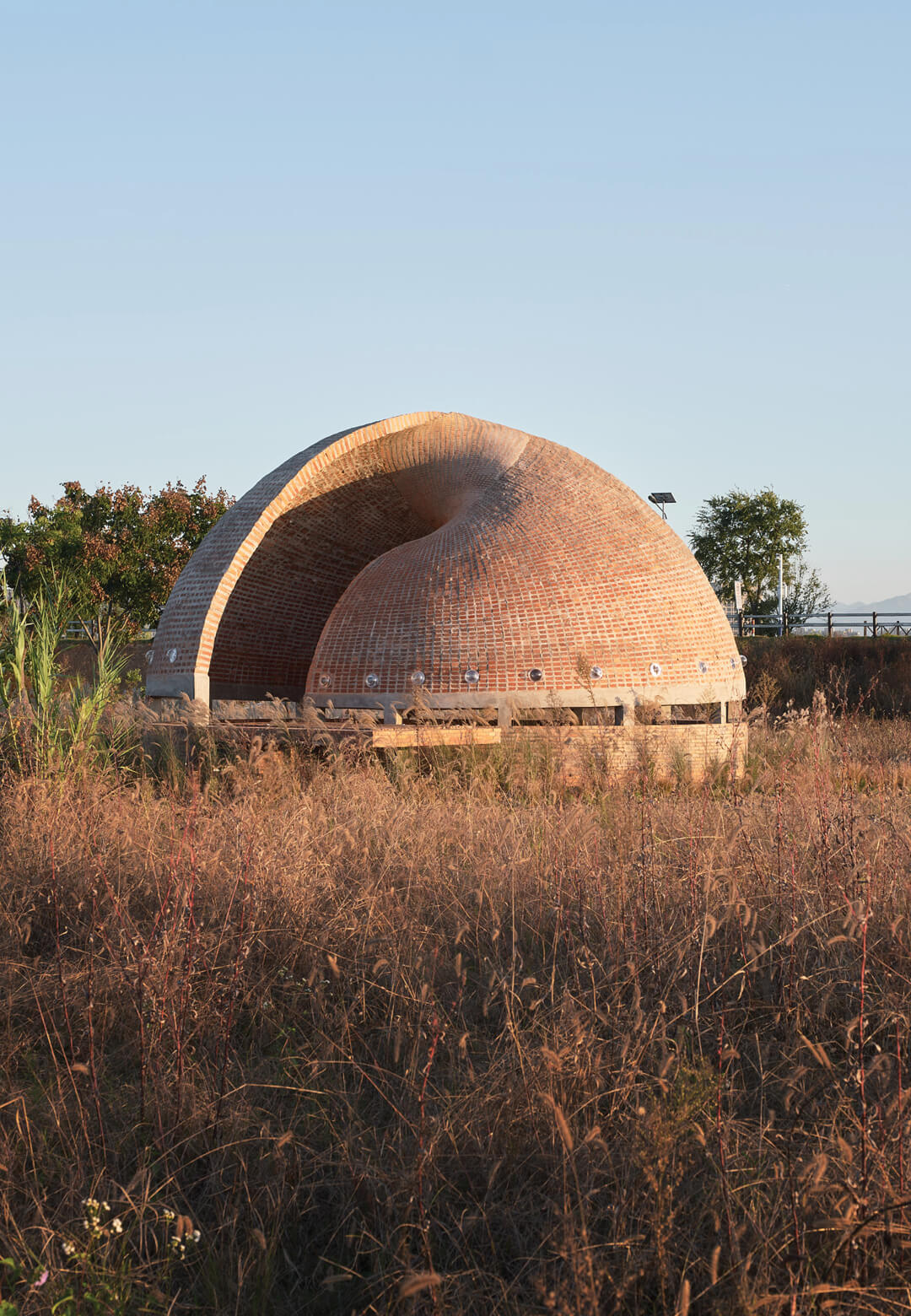HCCH Studio’s design for a concept library is a play on contemporary explorations of form in the Chinese countryside | Twisted Brick Shell Concept Library | HCCH Studio | China | STIRworld