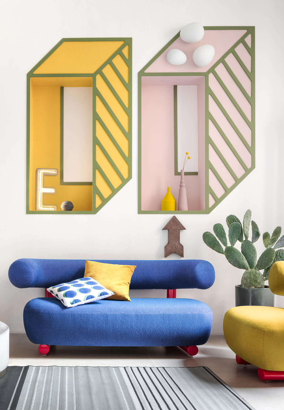 Interior view of the apartment | Tribute to E. Sottsass | Studio Paradisiartificiali| STIRworld