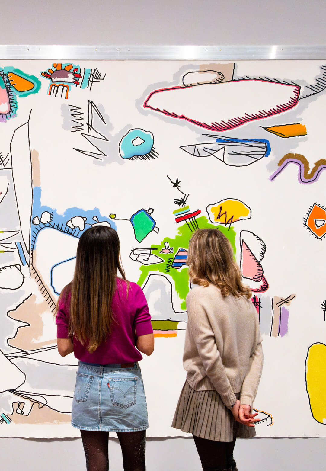 Exhibition view of ‘AARON #1’, drawing, 1979 | Electric Dreams: Art and Technology Before the Internet | Electric Dreams: Art and Technology Before the Internet | STIRworld