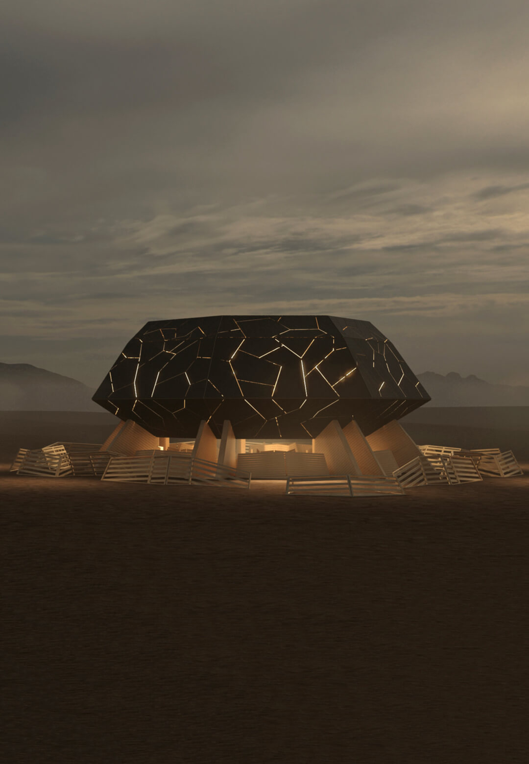 The Temple of the Deep offers a space for healing and reflection at Burning Man 2025 | The Temple of the Deep | Miguel Arraiz | STIRworld