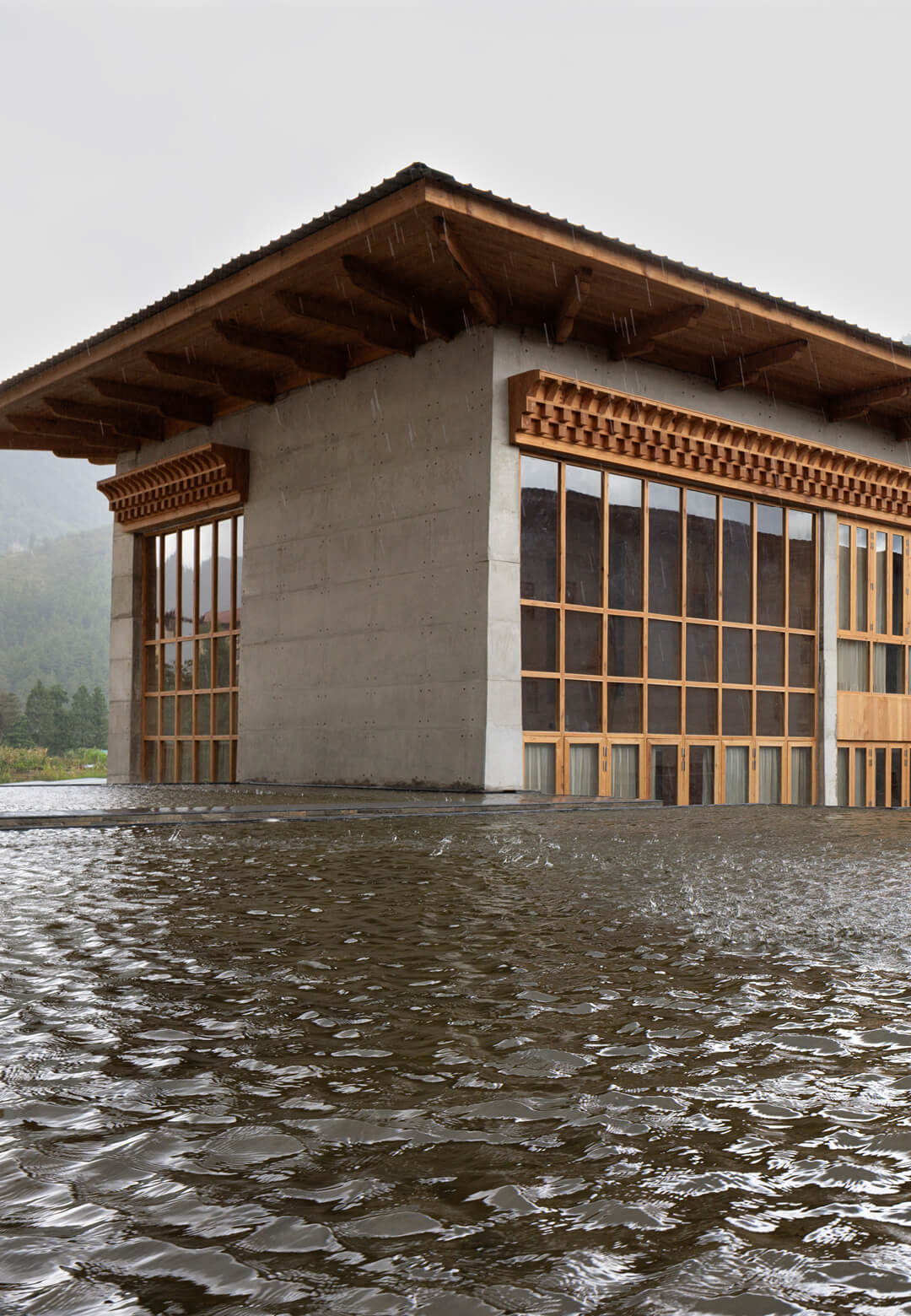 The Bangladesh Embassy in Thimpu, Bhutan, was designed by Bangladeshi architects, SHATOTTO, to reflect the region&rsquo;s local craftsmanship | Bangladesh Chancery Complex and Ambassador's Residence | SHATT