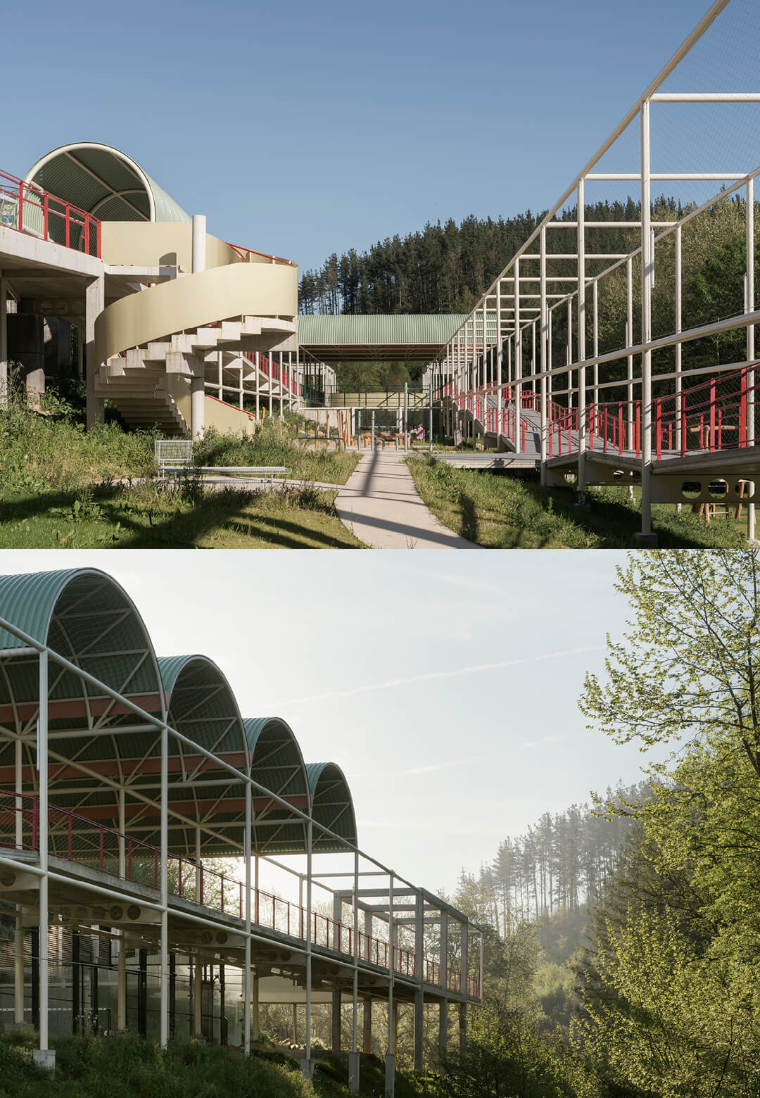 The Zubitegi Sports Park in Mallabia, Spain was designed by Bilbao-based practice BEAR to add to the city’s public spaces as a site for play | Zubitegi Sports Park | BEAR | STIRworld