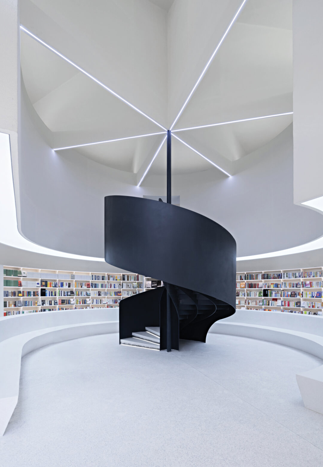 The Grand Granary Bookstore of Libraire Avant-Garde is a project that refurbishes grain silos, converting them into a bookstore and cultural space | Grand Granary Bookstore of Librairie Avant-Garde |