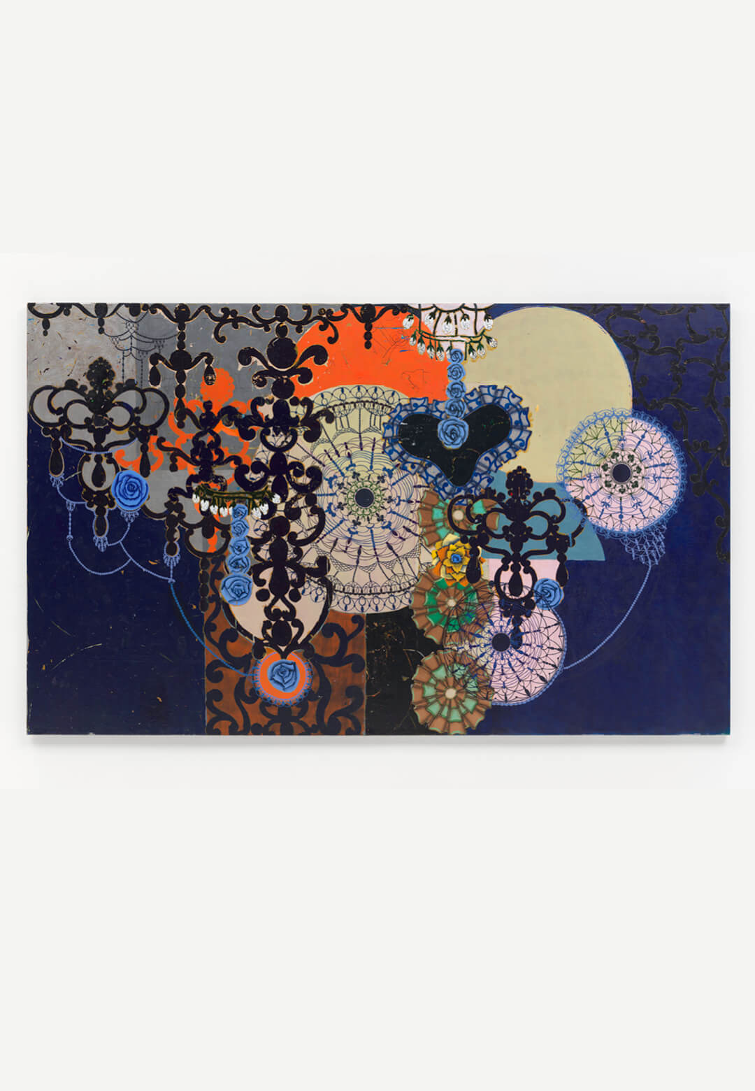 ‘In Albis’, acrylic with felt-tip pen on canvas, 1995-96 | Collection in Focus | Beatriz Milhazes: Rigor and Beauty | Beatriz Milhazes | STIRworld