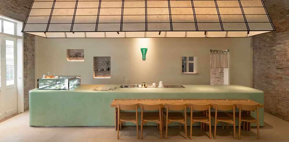 The Lab Saigon restores an old French villa in Vietnam into a modern matcha tea bar