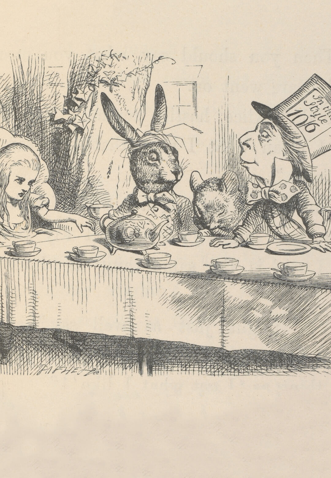 A preliminary sketch by John Tenniel in 1865 | Alice: Curiouser and Curiouser | John Tenniel | STIRworld
