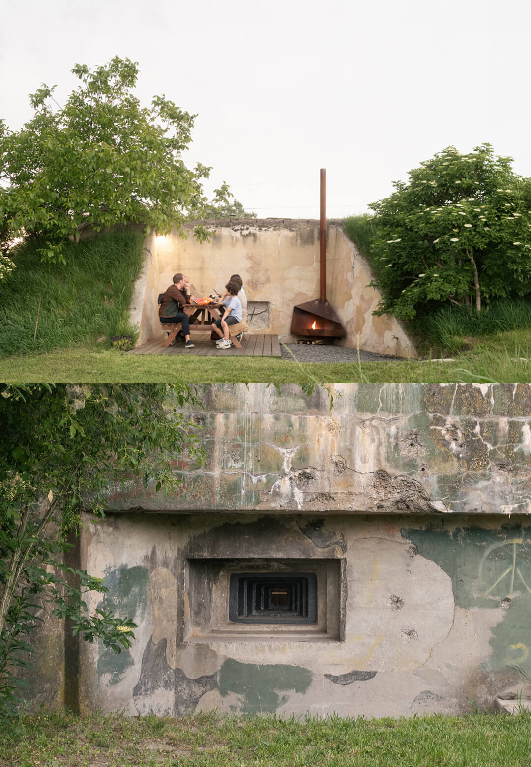 Bratislava-based practice TOITO architekti transforms a 1935-built bunker in Bratislava, Slovakia, into an experiential accommodation | Bunker B-S 10 | TOITO architekti | STIRworld