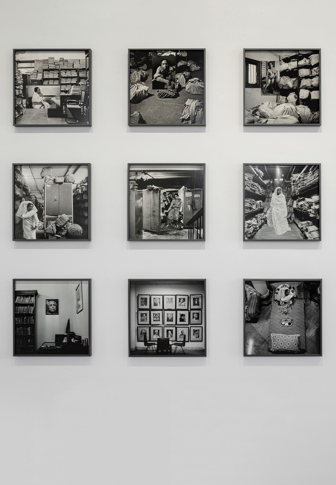 Mona Montages (Mona in the archive), 11 archival pigment prints, archival tissue, 2021, Dayanita Singh|Photo Lies| JNAF| Dayanita Singh| STIRworld