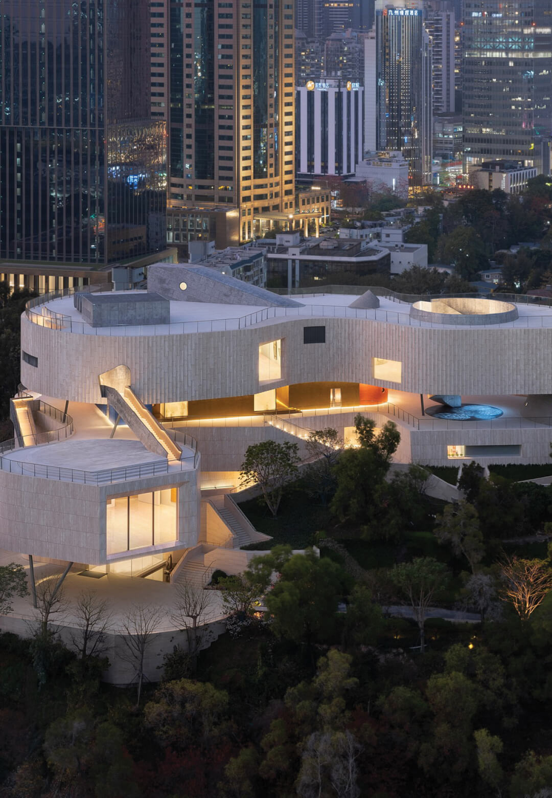 The China Merchants Group History Museum designed by URBANUS is perched on one of the only hills in Shekou | The China Merchants Group History Museum | URBANUS | STIRworld