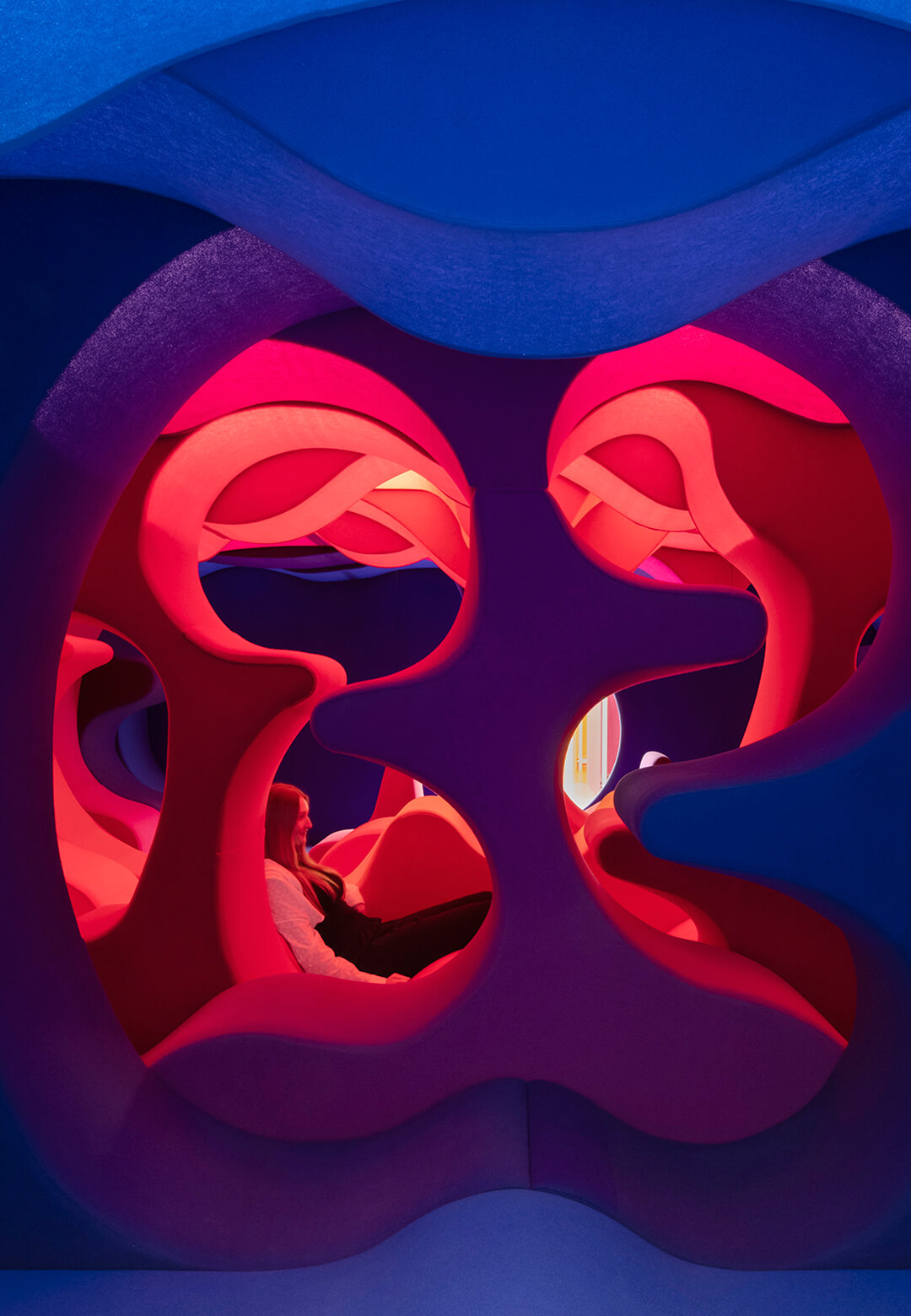 Verner Panton&rsquo;s &lsquo;Fantasy Landscape&rsquo;, reconstructed for &lsquo;Verner Panton: Form, Colour, Space&rsquo; exhibition at Vitra Schaudepot | Verner Panton: Form, Colour, Space | Vitra Design Museum | STIRworld