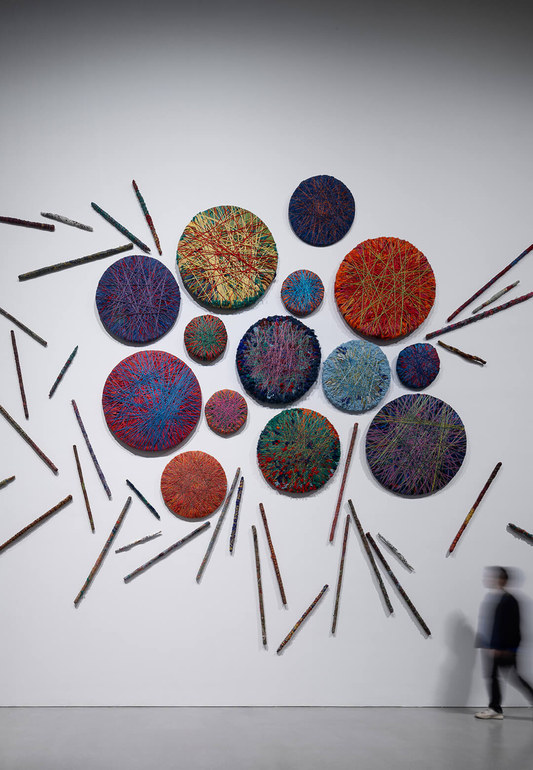 &lsquo;Cosmic Energy&rsquo;, 2026, Sheila Hicks, installation view, &lsquo;Material Matters&rsquo;, West Bund Museum | Material Matters | West Bund Museum | STIRworld