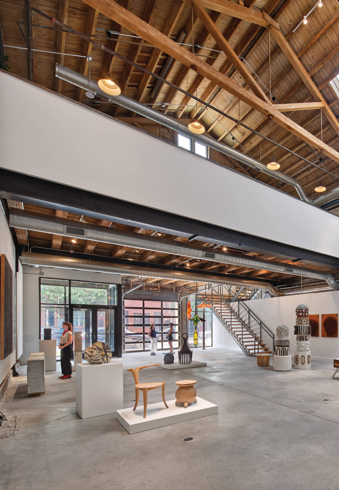 The newly opened Wexler Gallery in Philadelphia marries an industrial heritage with modern sensibilities for the display of art | Wexler Gallery | DIGSAU | STIRworld