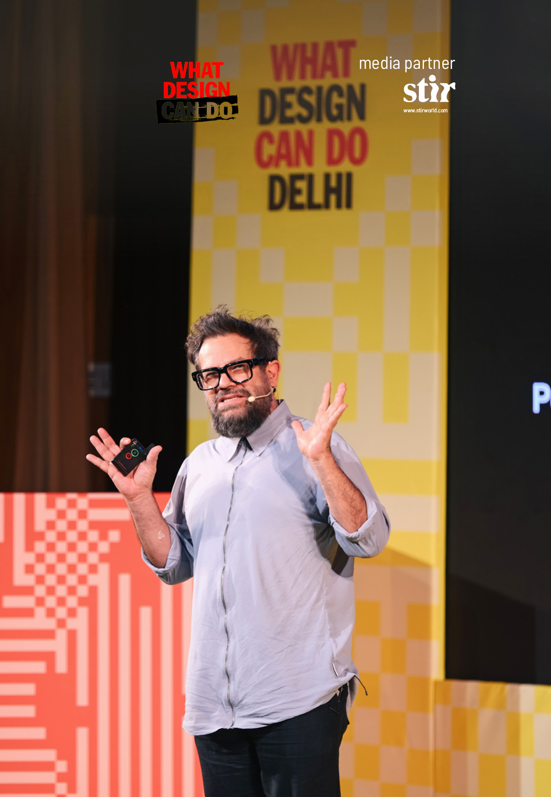 The design event was organised by Amsterdam-based organisation What Design Can Do to initiate conversations and inspire action for climate justice | What Design Can Do Live New Delhi | India | STIRwor