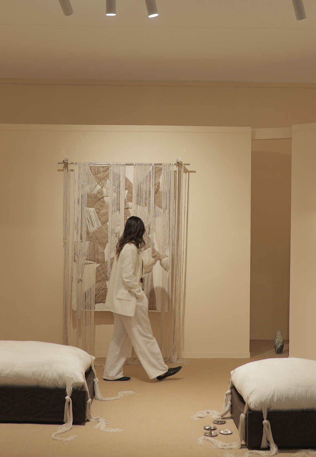 The Villa Swagatam x &AElig;quō booth at the Design section of India Art Fair 2026 | Design section at the India Art Fair 2026 | STIRworld