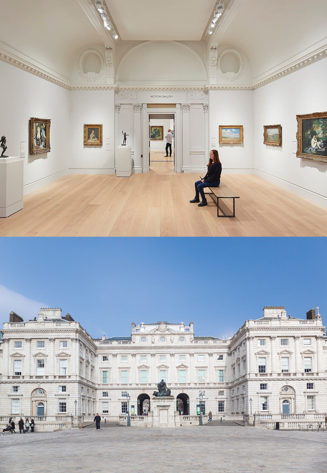 The redevelopment of Courtauld Gallery by WMM carefully considers the historical character of Somerset House while ensuring the spaces are accessible to the public | Courtauld Gallery Retrofit RIBA St