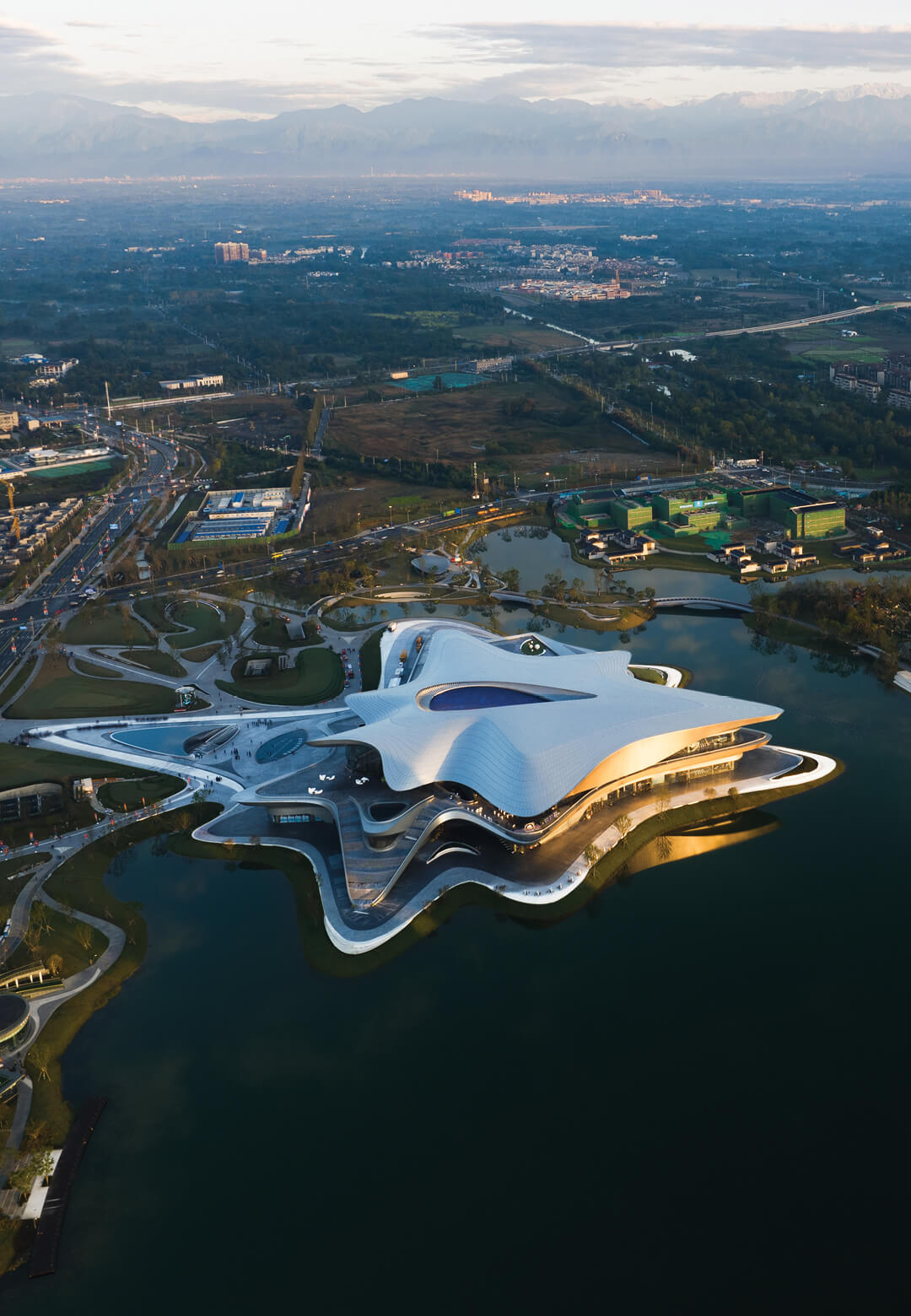 Zaha Hadid Architects’ design for the Chengdu Science Museum emulates the amorphous form of an expanding nebula cloud | Chengdu Science Fiction Museum | Zaha Hadid Architects | China | STIRworld