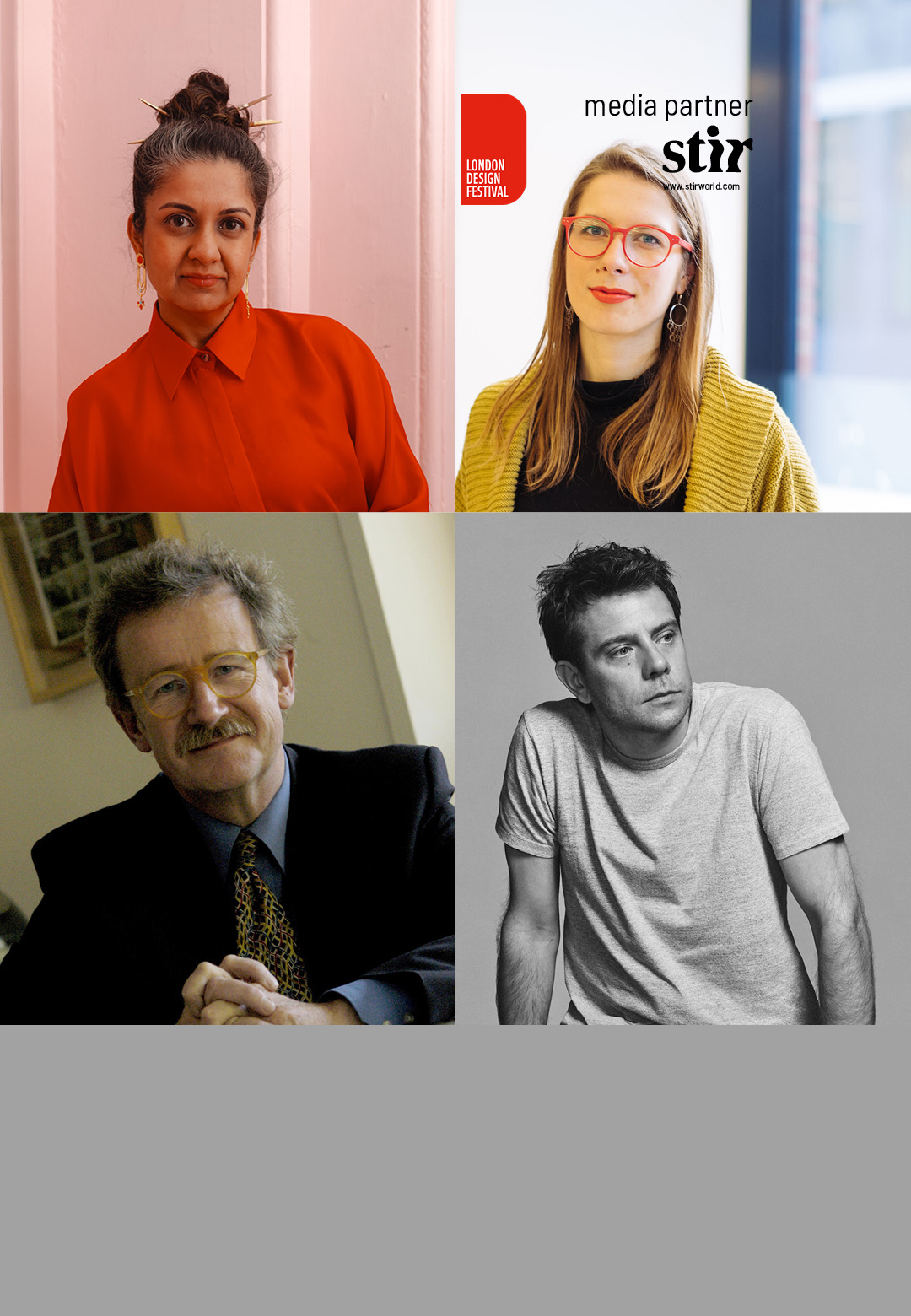 (L-R) Sir Christopher Frayling, Jonathan Anderson, Anab Jain and Solveiga Pak&scaron;taitė are recognised as winners of the 2026 London Design Medals | London Design Festival 2026 | STIRworld