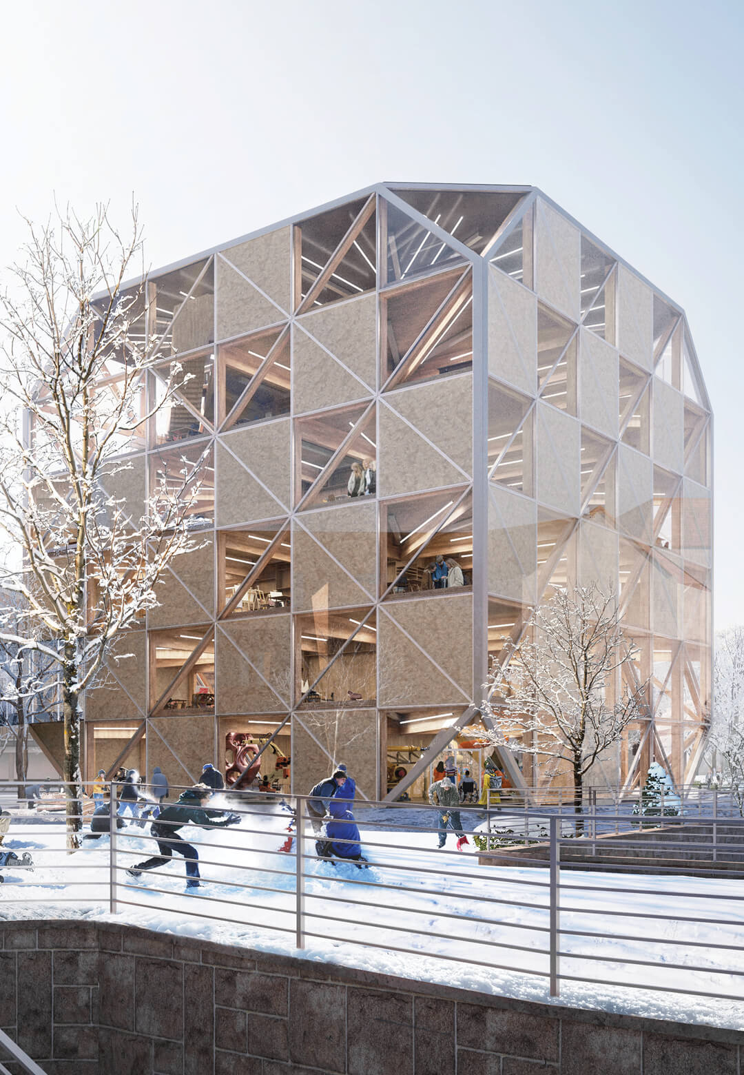 Makers’ KUbe by BIG at University of Kansas School of Architecture & Design | BIG| Kansas | STIRworld