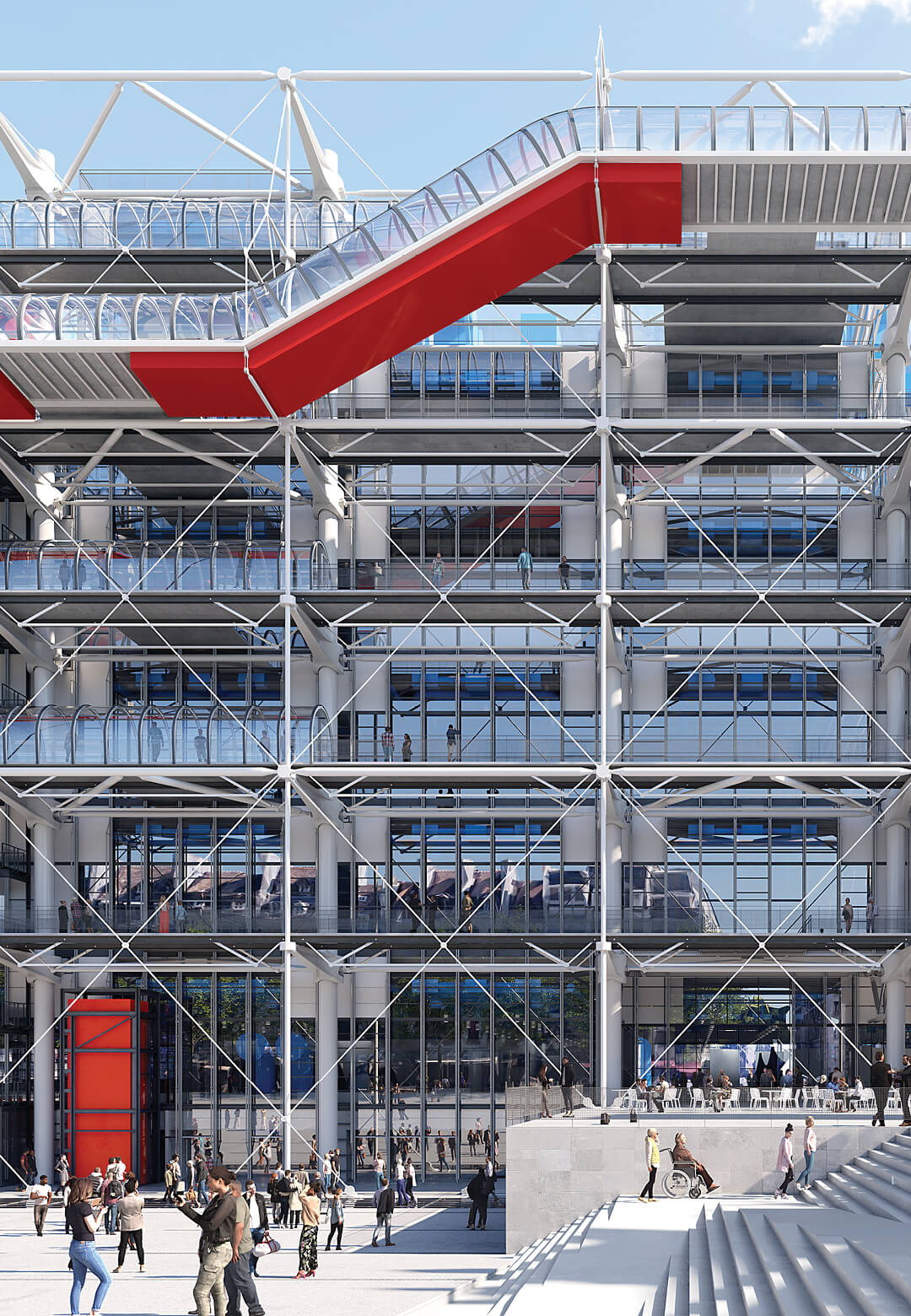Centre Pompidou in Paris by Renzo Piano and Richard Rogers | Moreau Kusunoki, Frida Escobedo Studio, AIA Life Designers | STIRworld
