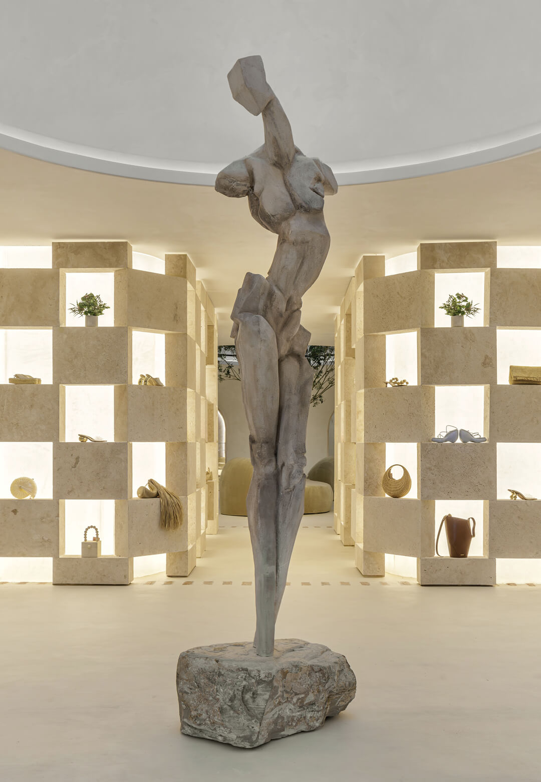 The colossal sculpture by the founder’s mother signifies the creative essence of Cult Gaia | Cult Gaia |STIRworld