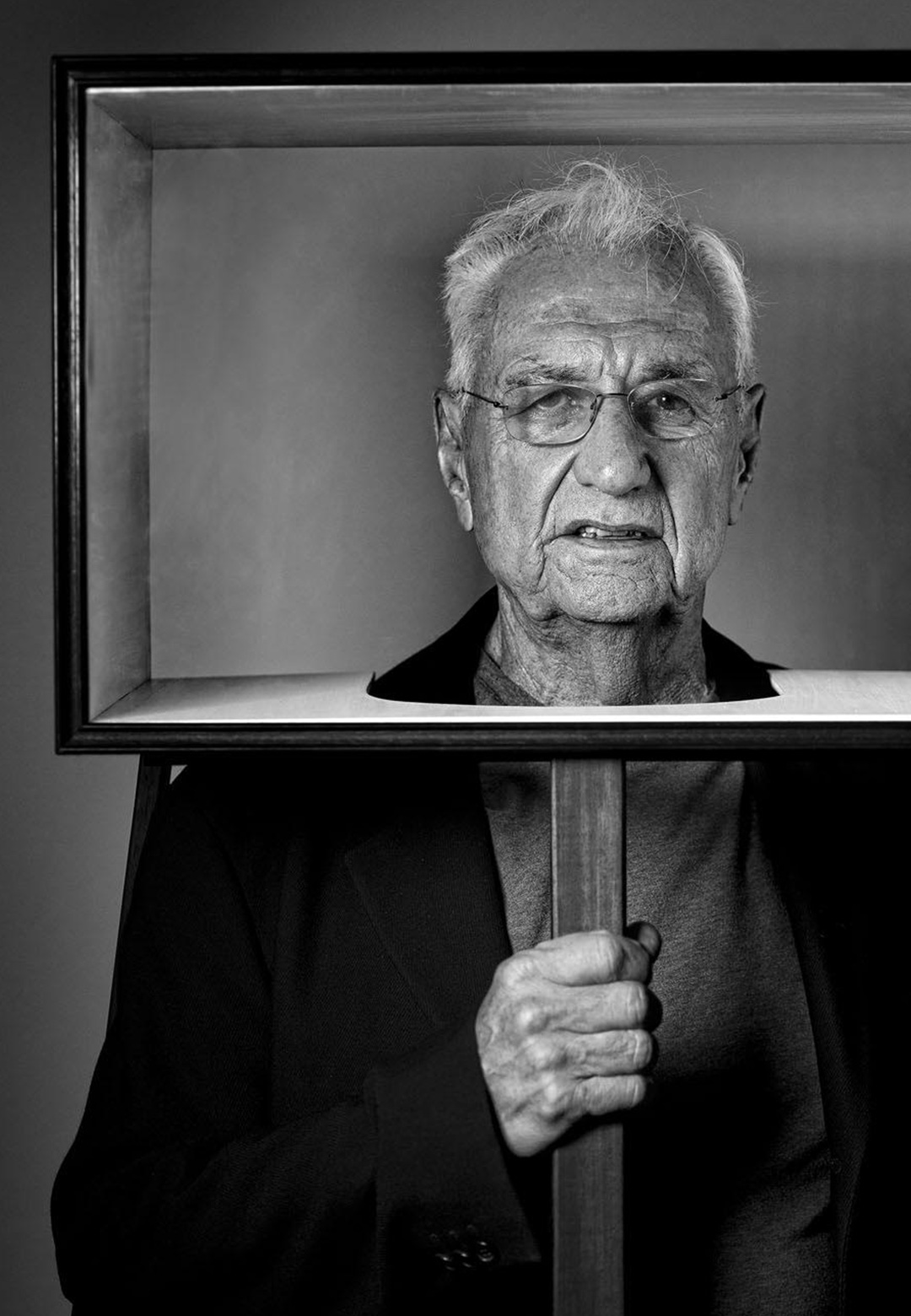 (L) Frank Gehry (1929-2025); (R) Aerial view of Guggenheim Bilbao | Frank Gehry | STIRworld