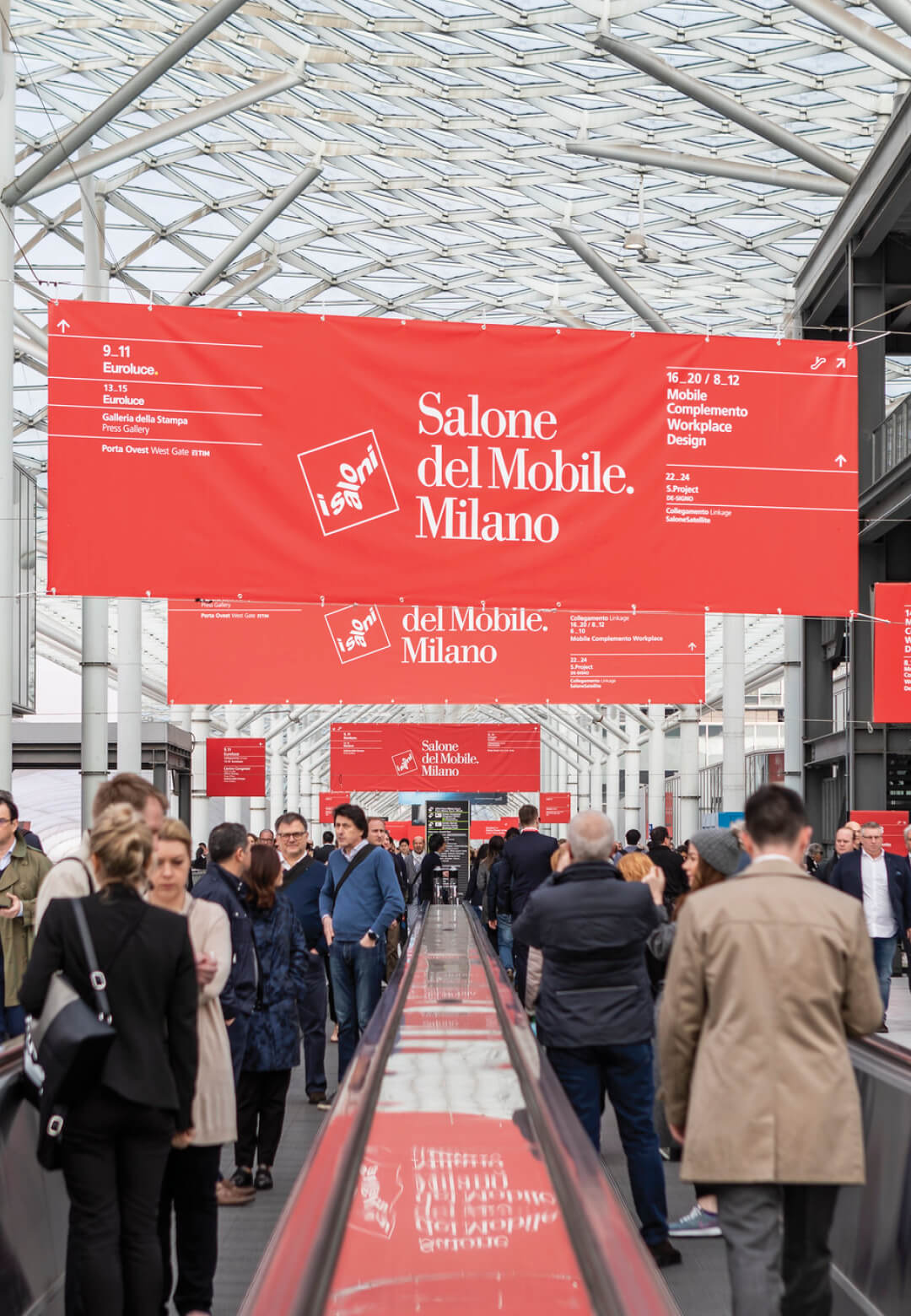 #Flashback: Crowd at the Fiera Milano during Salone del Mobile 2019