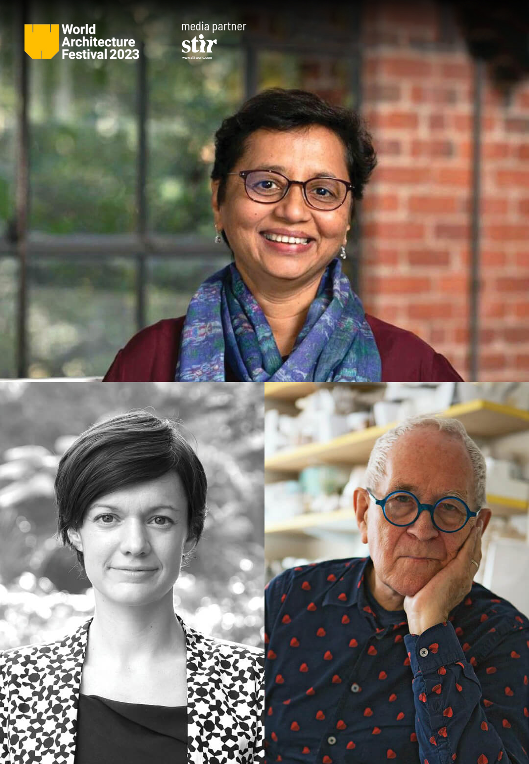 This year, the World Architecture Festival’s lineup of speakers includes established architects and academics (In image from L: Charu Kokate of Safdie Architects, Lily Jencks from the Jencks Foundatio