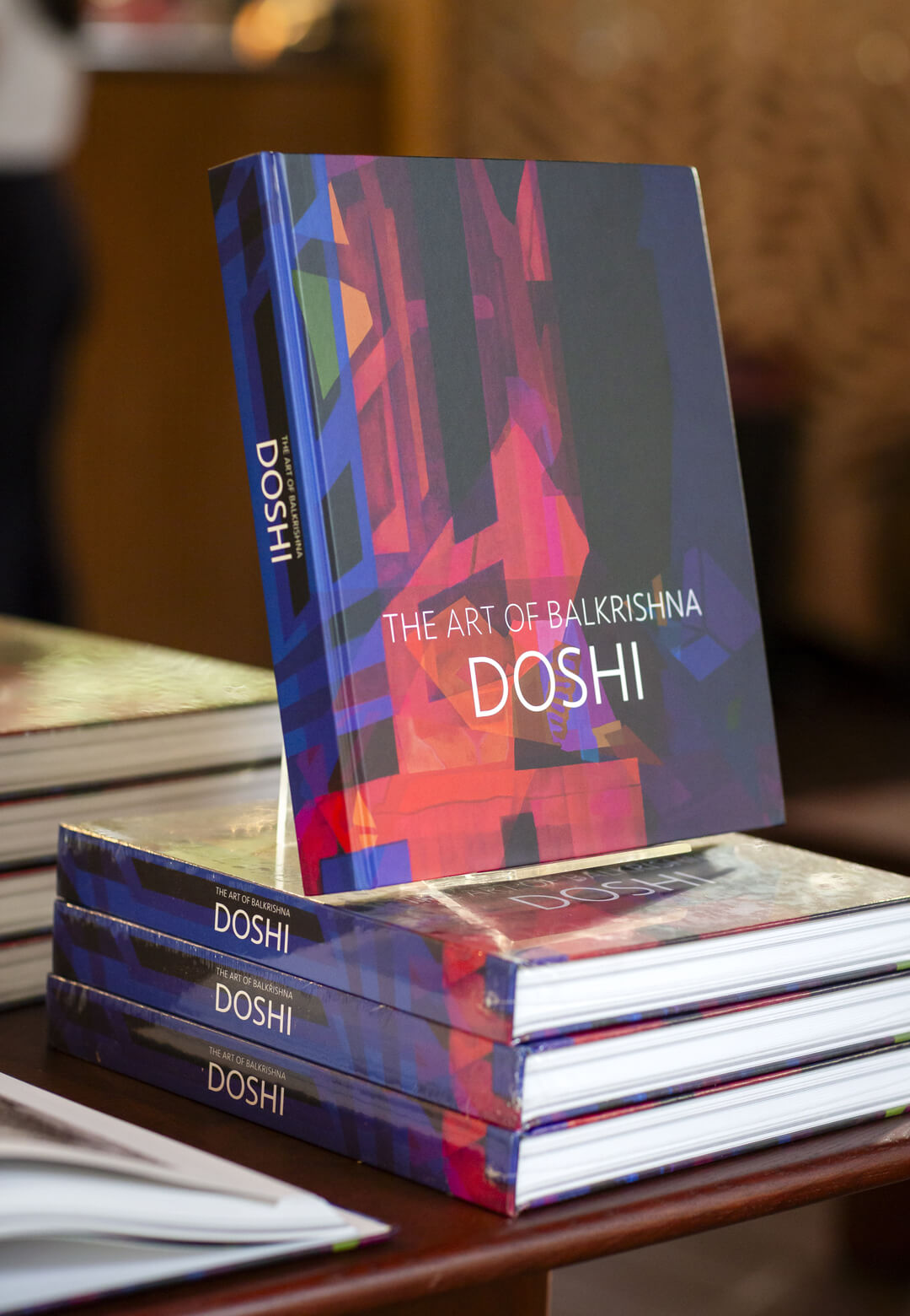 ‘The Art of Balkrishna Doshi’, book cover, 2024; ‘Untitled’, pastel on paper, 2017 | The Art of Balkrishna Doshi | Balkrishna Doshi | STIRworld