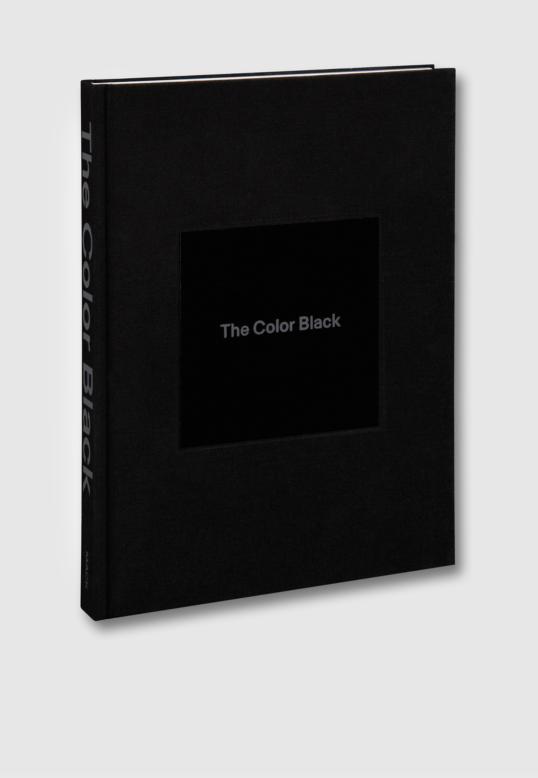 ‘The Color Black’ book cover (left) and the open book (right), 2024 | The Color Black: Antinomies of a Color in Architecture and Art | Mohsen Mostafavi | STIRworld