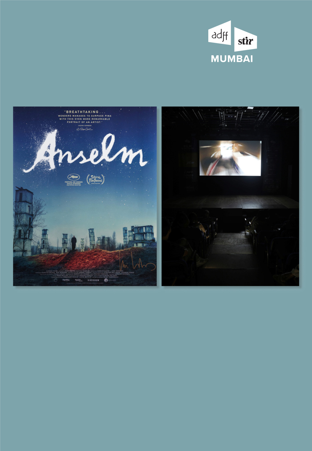 Three films, all shot in 3D, by German director Wim Wenders, were screened at the recently concluded edition of ADFF:STIR Mumbai | 3D in film | ADFF:STIR Mumbai | STIRworld