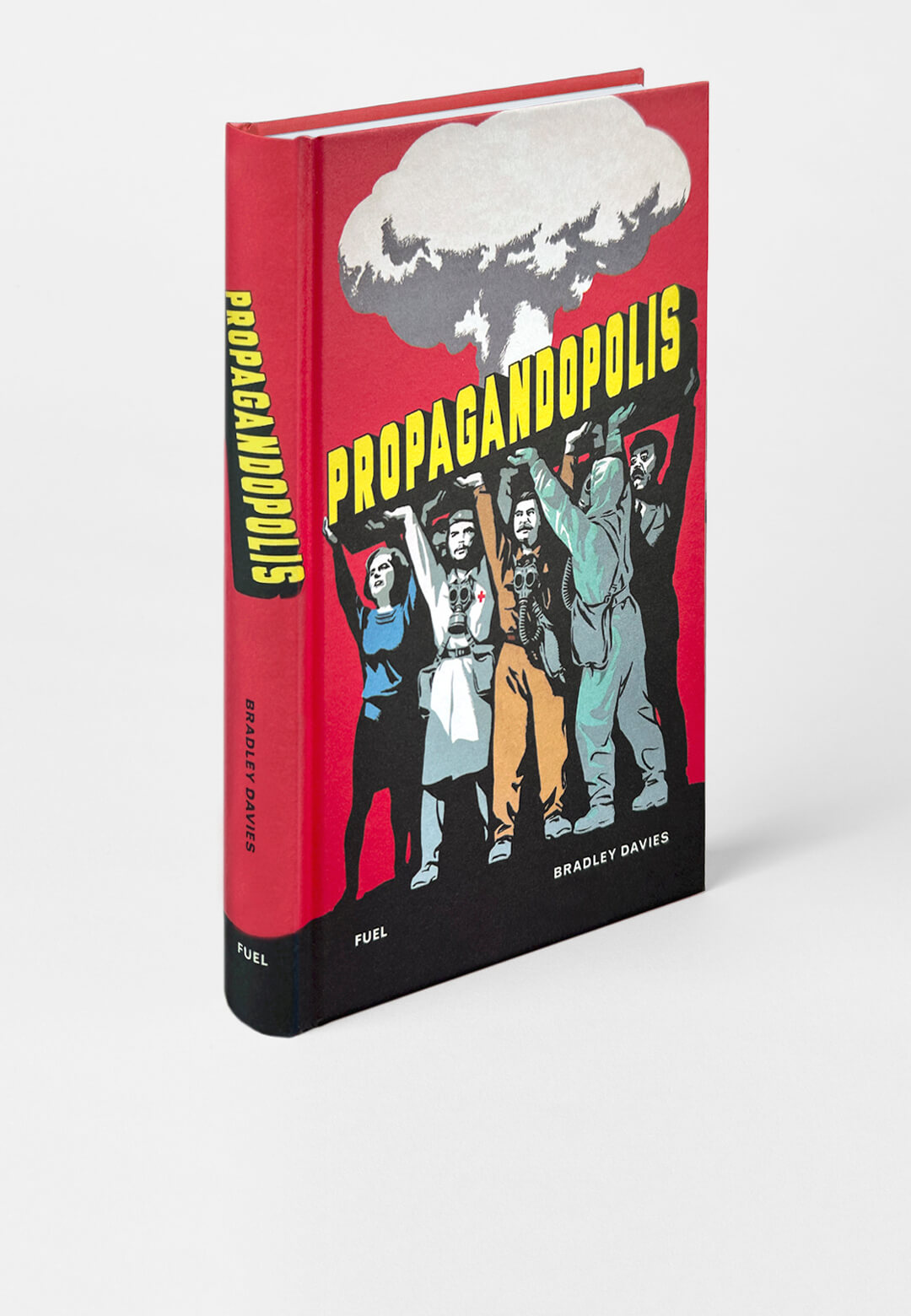 Propapagandopolis is a compilation of political messaging in graphic art formats (in image: L: a 1944 poster from Spain; R: a 1934 painting from the USSR) | Propagandopolis | FUEL/Bradley Davis | STIR