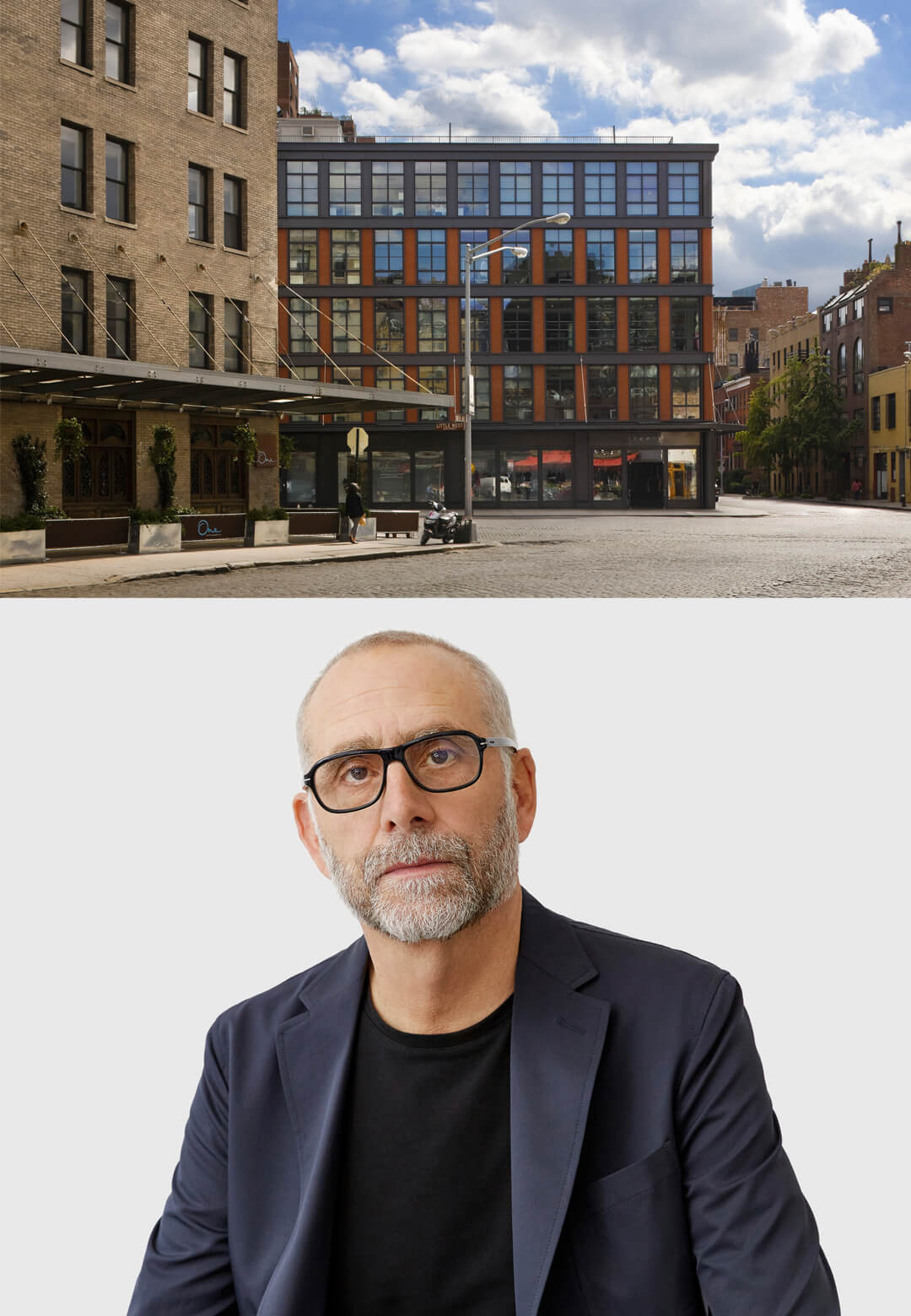 Theory Building created with the design approach that focuses on the notion of understanding of context, place, and history; Right: Architect Morris Adjmi | Theory Building | Morris Adjmi | STIRworld