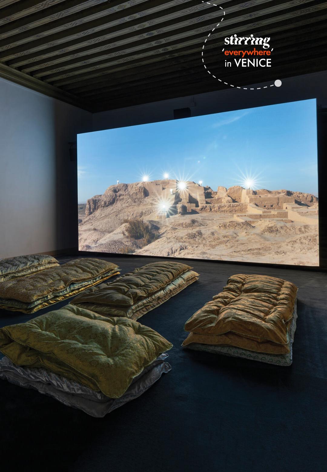 Melted into the Sun, in Nebula by Fondazione In Between Art Film at Complesso dell’Ospedaletto, Venice, 2024, Saodat Ismailova | Nebula | Venice | STIRworld