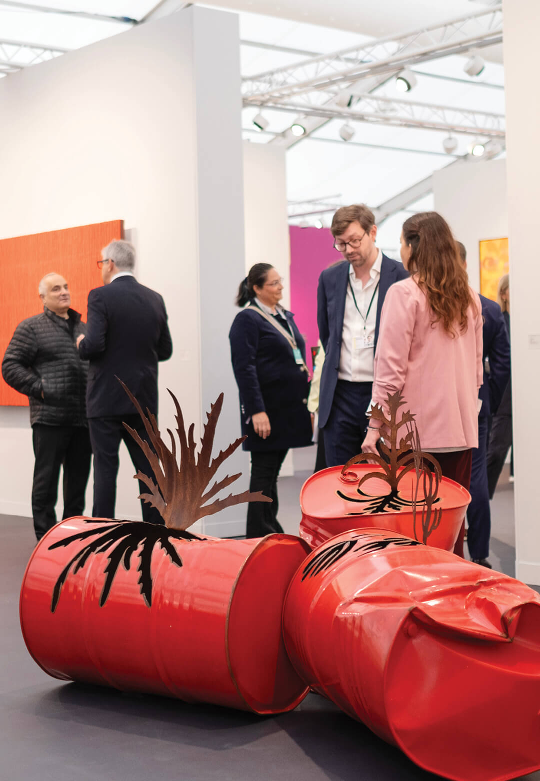 Exhibition view of White Cube’s booth at Frieze London, 2023 | Frieze London | STIRworld