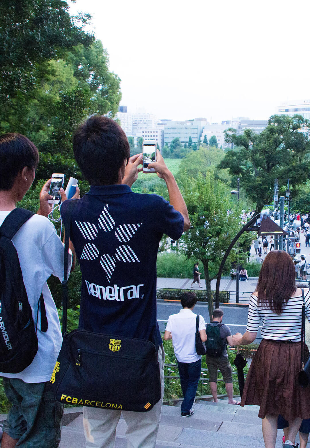 Pok&eacute;mon Go trainers at Shinobazu Pond in Ueno Park | Fourth Spaces | Immersive Design | STIRworld