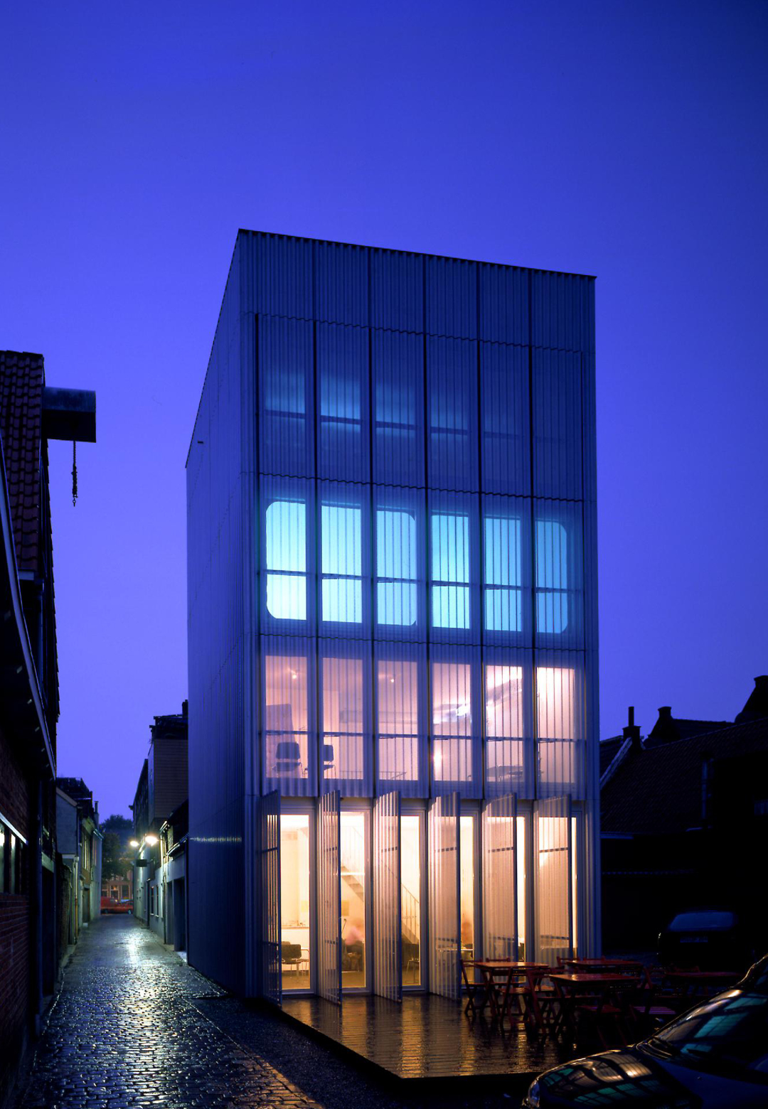 (L-R) Blue Moon hotel by Foreign Office Architects (FOA), 2001; 'Museum of the Moon' installation by Luke Jerram | Incandescent Interventions | STIRworld