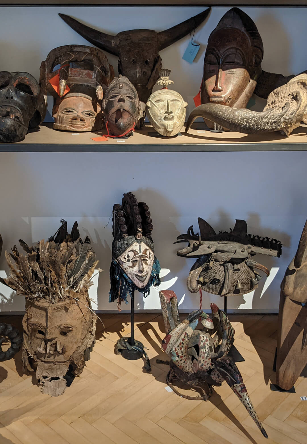 A range of artefacts, all of African origin, on display at the Museum der Völker, Schwaz | STIRworld