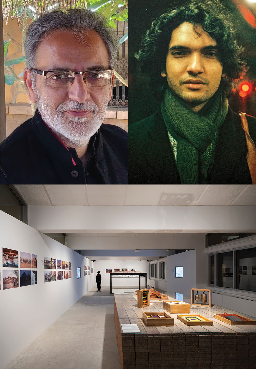 (Clockwise from bottom left) Nipun Prabhakar; Sandeep Virmani; Hunnarshala Foundation with Aaabhat and AINA, Back to the Future, 2023 | Back to the Future | Hunnarshala Foundation | STIRworld