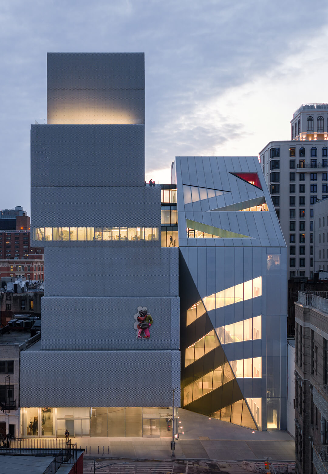 OMA&rsquo;s addition to the New Museum next door to its iconic SANAA-designed building at 235 Bowery in New York | The New Museum | OMA | STIRworld