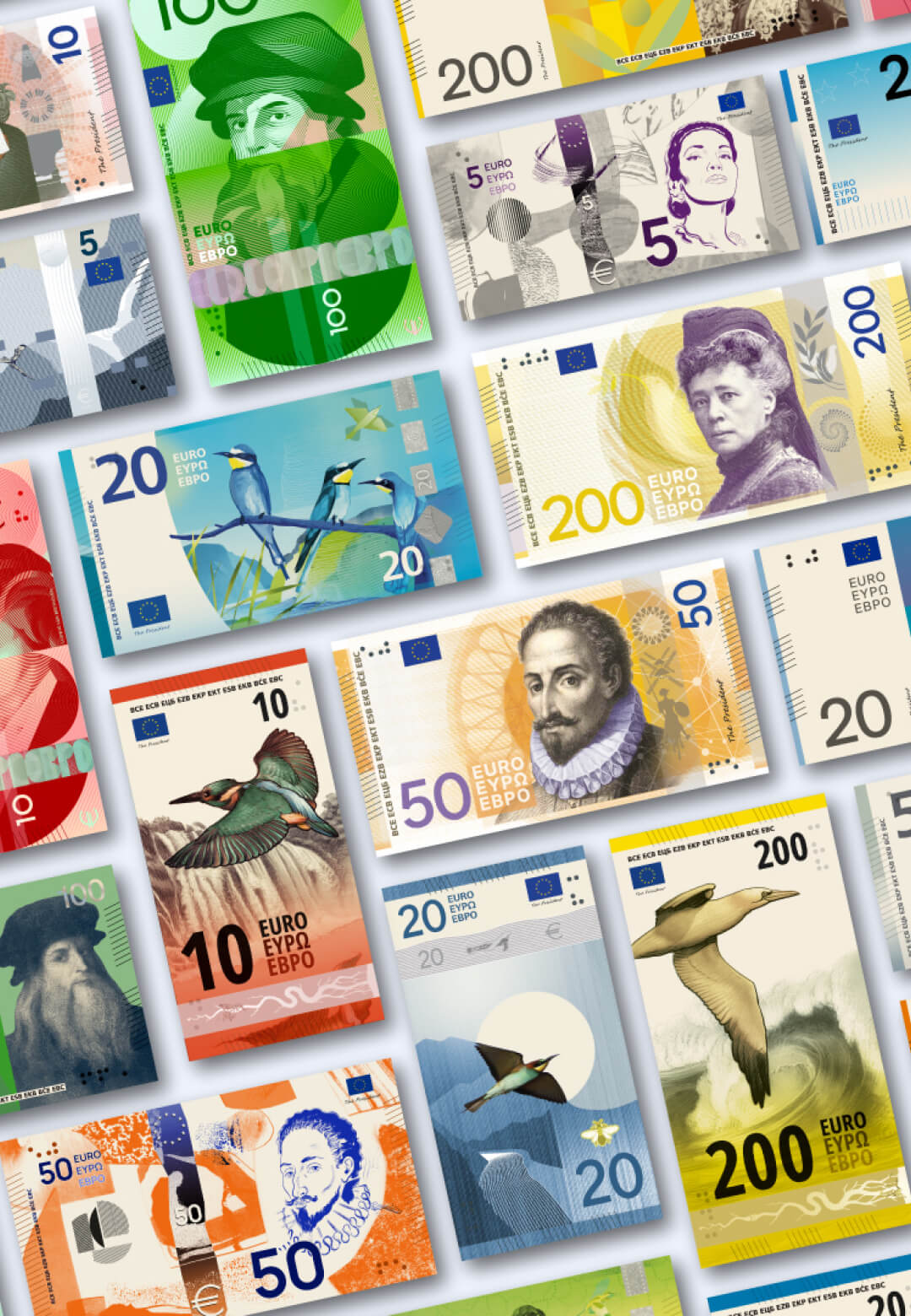 The striking shortlisted proposals for the Euro banknotes redesign ask for a closer consideration of what constitutes &lsquo;European&rsquo; identity | EuroNotes Redesign | STIRworld