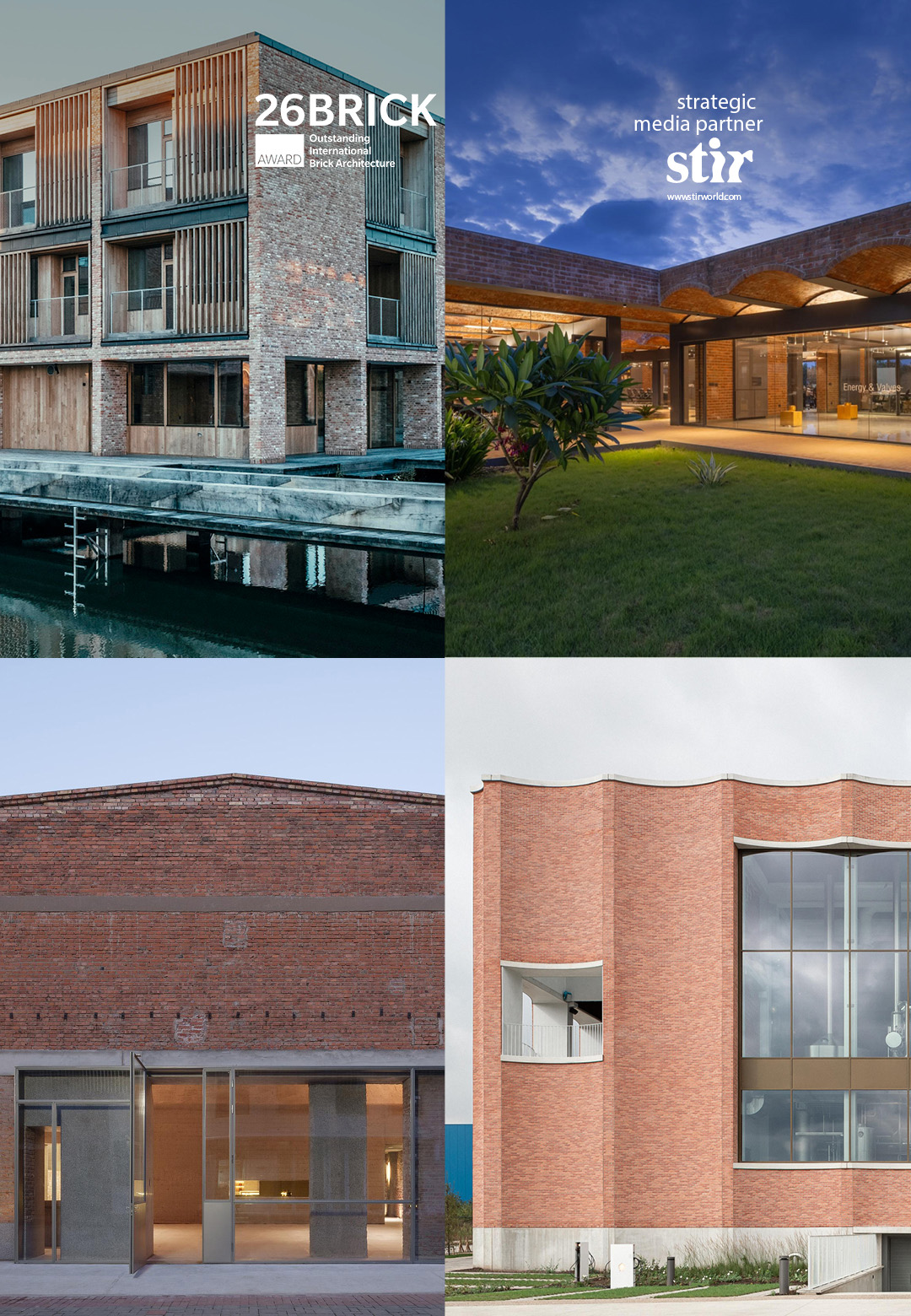The Working Together category for the BRICK Awards 2026 encompasses industrial buildings, workspaces and commercial spaces | BRICK Awards| STIRworld