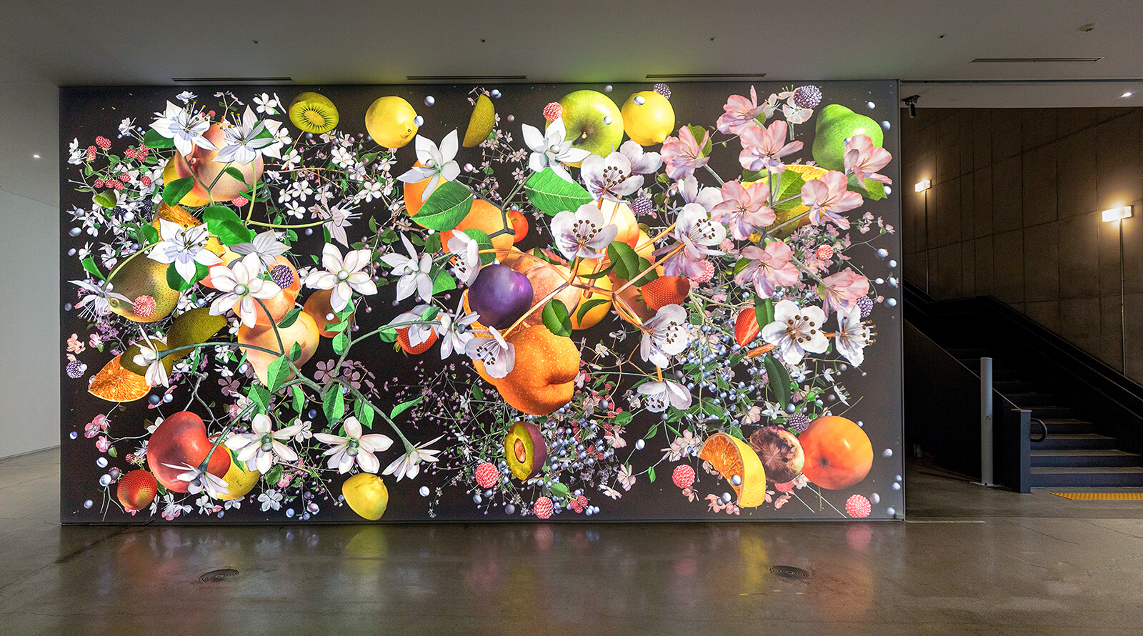 Still-Life 3, 2020,  at exhibition Axis of Horizon, MMCA, National Museum of Modern and Contemporary Art, Seoul, South Korea,Jennifer Steinkamp | Jennifer Steinkamp | STIRworld