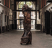 Forging speculative environments with Marius Ritiu's hammered copper sculptures