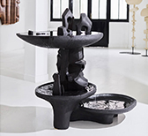 Gesture dissolves into structure in Soft Gravity Holds by Olivia Cognet at OWN