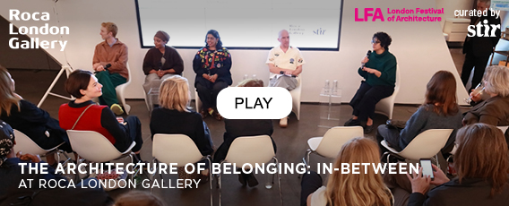 Reading the in-between: STIR x Roca London Gallery probes an architecture of belonging.