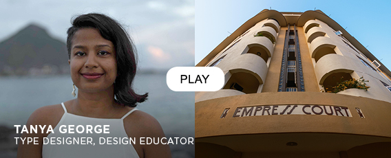 Tanya George on typography as a way of seeing