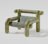 'ZEMLYA' by Serhii Makhno emotes archaism and futurism in clay